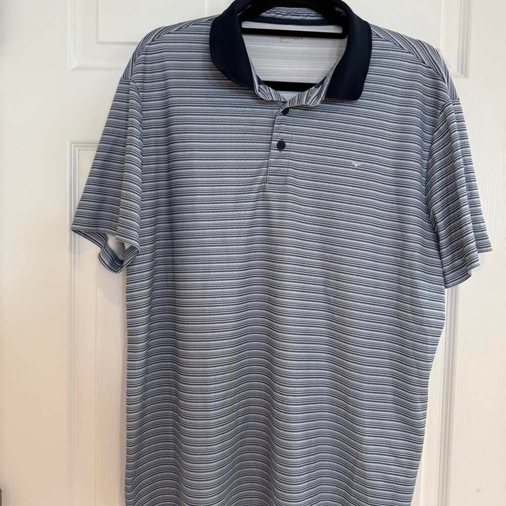 Brady Men's Grey and Blue Polo-shirts